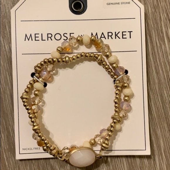 Melrose & Market Beaded stretch bracelet set - Picture 5 of 6